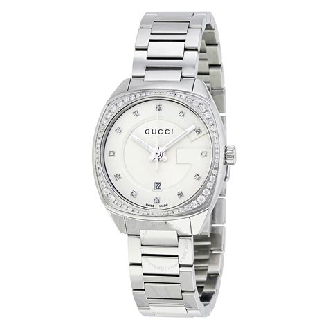 gucci 125 g-gucci ladies diamond swiss quartz watch leather|luxury Gucci watches.